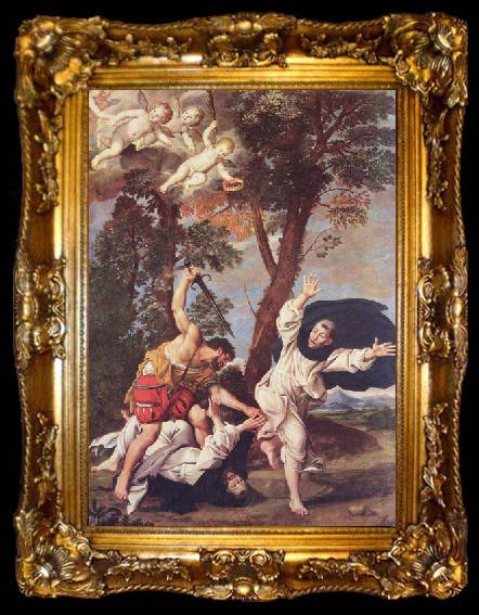 framed  Domenico Zampieri Martyrdom of St. Peter the Martyr, ta009-2